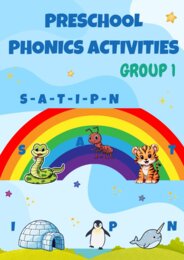Preschool Phonics Worksheets - Group 1