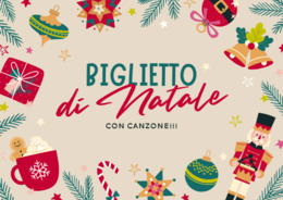 Biglietto di Natale con musica