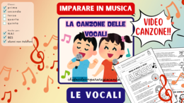 LE VOCALI - CANZONE - TESTO E VIDEO
