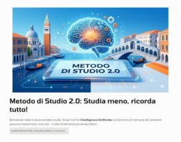 METODO DI STUDIO 2.0: Studiare con l’IA e le tecniche dei Campioni di Memoria