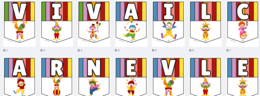 STRISCIONE "VIVA IL CARNEVALE"