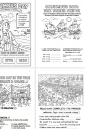 Columbus Day Activity Pack