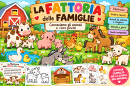 La Fattoria delle Famiglie – Attività Animali e Cuccioli per Scuola dell’Infanzia