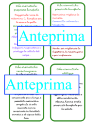 Nomenclatura arricchita delle erbe aromatiche