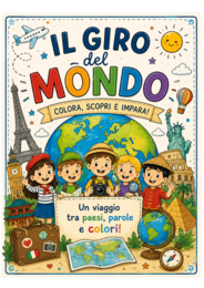 Il giro del mondo – 10 schede sulle parti del discorso