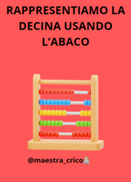 RAPPRESENTIAMO LA DECINA USANDO L'ABACO