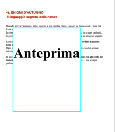 Enigmi d'autunno- problemi a difficoltà crescente con controllo classi 3/5