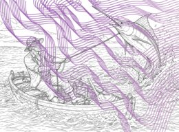 Disegno da colorare  – Il vecchio e il mare