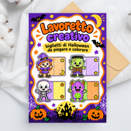 Biglietti di Halloween da costruire
