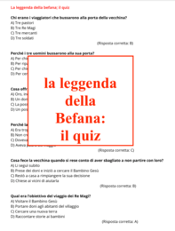 La Befana e l'Epifania; un viaggio per il mondo tra tradizione e leggenda-classi III/V