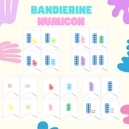 Bandierine Numicon 1-20