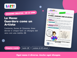 La Mano: Guardare come un Artista – Lezione di disegno dal vero, 10–14 anni