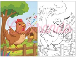 Colora e Completa: 6 SCHEDE Cuccioli di Animali – Libro Creativo per Bambini