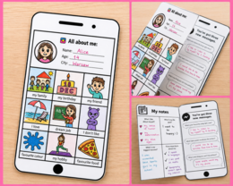 All About Me – lavoretto creativo per il ritorno a scuola, modello “Tutto su di me”