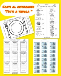 CONTI AL RISTORANTE "TUTTI A TAVOLA!"