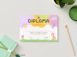 Diploma di Fine Anno Scolastico | Scuola dell’Infanzia
