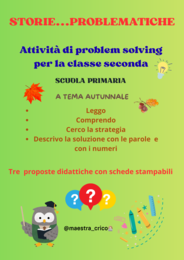 STORIE...PROBLEMATICHE. Attività di problem solving