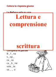 Alla scoperta dlla befana; attività multidisciplinari per la classe prima e seconda
