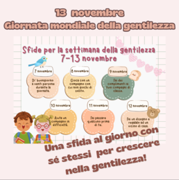 Sfida per la settimana della gentilezza