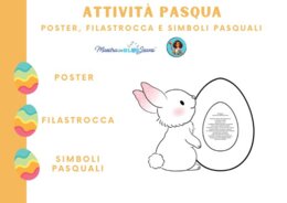 POSTER di PASQUA con filastrocca e simboli pasquali