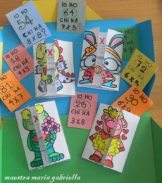 Tutte LE TABELLINE interattive creative con soggetti vari