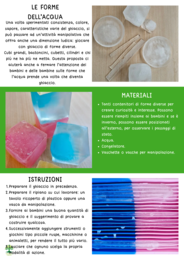 INVERNO/ESTATE  ALLA SCUOLA DELL'INFANZIA GIOCARE CON IL GHIACCIO