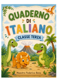 Quaderno italiano classe terza settembre