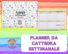 PLANNER SETTIMANALE DA CATTEDRA