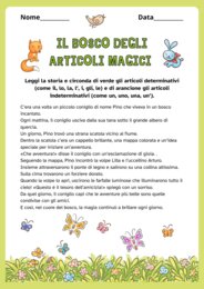 Il Bosco degli Articoli Magici - Kit Didattico Completo - Classe 1ª e 2ª Primaria