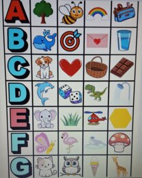 Flashcard dell'alfabeto