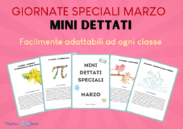 Mini dettati - MARZO