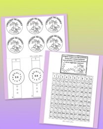 L' OROLOGIO DEL SIGNOR 5, tabellina e numerazione.