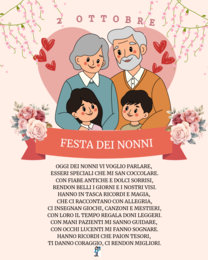 2 Ottobre- Festa dei nonni