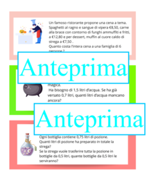 Halloween matematica classi III/V