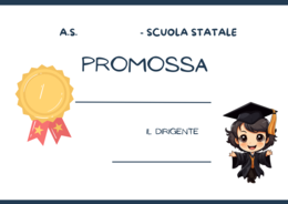 Diploma di fine anno - Scuola Primaria