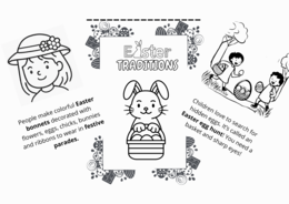 Easter Time: Easter Traditions Mini book