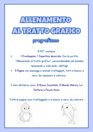 Fascicolo di Pregrafismo: Allenamento al Tratto Grafico (PDF Stampabile A4)