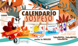 "CALENDARIO SOSPESO. Kit CARDS" ITALIANO - INGLESE
