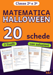 Matematica Halloween classe seconda e terza: 20 schede