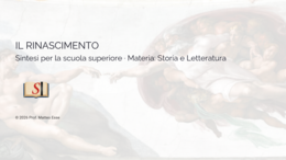 UMANESIMO E RINASCIMENTO: Kit Lezione Completo (20 Slide + Verifica + Soluzioni)