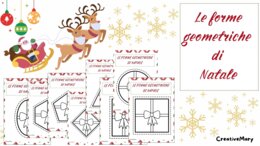 Le forme geometriche di Natale – Attività creative per bambini