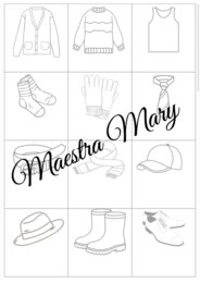 Memory e Flashcards lessico vestiti e accessori - gioco in inglese