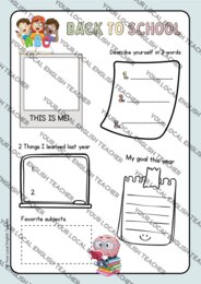 BACK TO SCHOOL - ACTIVITY, WORKSHEETS, SCHEDE