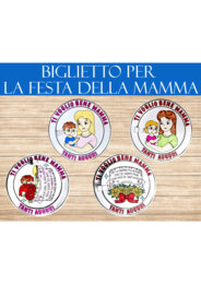 🌸biglietto per la festa della mamma