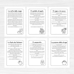 Dettati di Halloween con le difficoltà ortografiche