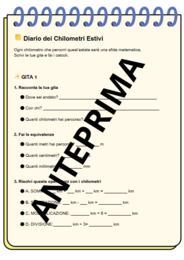 COMPITI IN VIAGGIO - MATEMATICA CL. 4