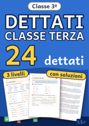 Dettati classe terza: 24 dettati ortografici