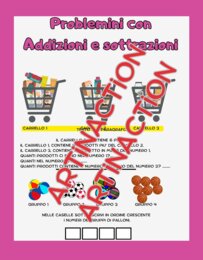 PROBLEMINI CON ADDIZIONI E SOTTRAZIONI