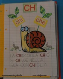 Suono CH in Chiocciola Chio interattiva