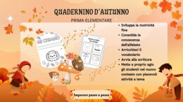 Quadernino d'autunno: schede didattiche prima elementare
